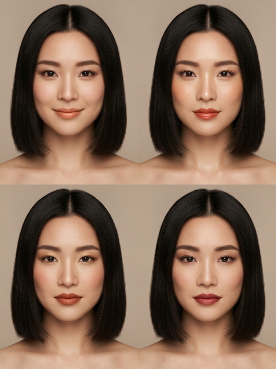 Makeup looks on your face