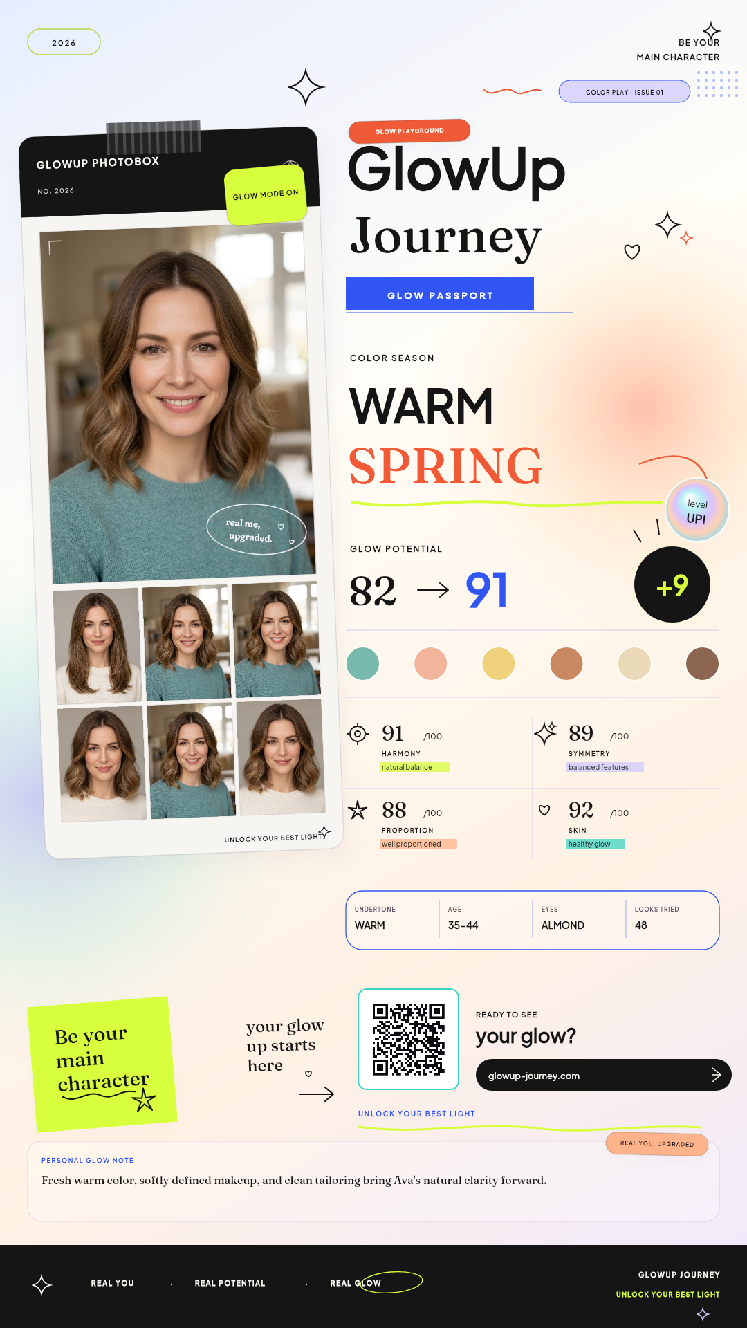 Glow Passport Pop Studio design